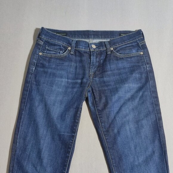 Citizens of Humanity Jeans Kelly 001 women's size 27 ink blue stretch low waist - Picture 2 of 16